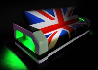 Диван книжка Британский флаг с подсветкой