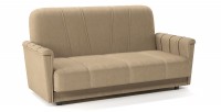Диван прямой Шедевр 2 книжка бежевый велюр