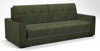 Диван прямой Атланта Next еврокнижка зеленый велюр