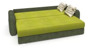 Диван еврокнижка Вендор салатовый+зеленый велюр