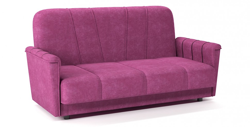 Диван прямой Шедевр 2 книжка розовый велюр