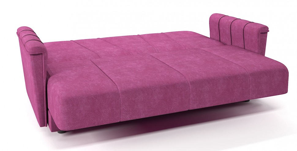 Диван прямой Шедевр 2 книжка розовый велюр