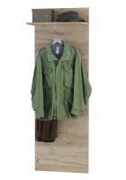 КР100 Лайн Прихожая № 19, цвет дуб крафт серый/фасады МДФ белый глянец, ШхГхВ 234,8х35,1х210 см., НЕ универсальная сборка