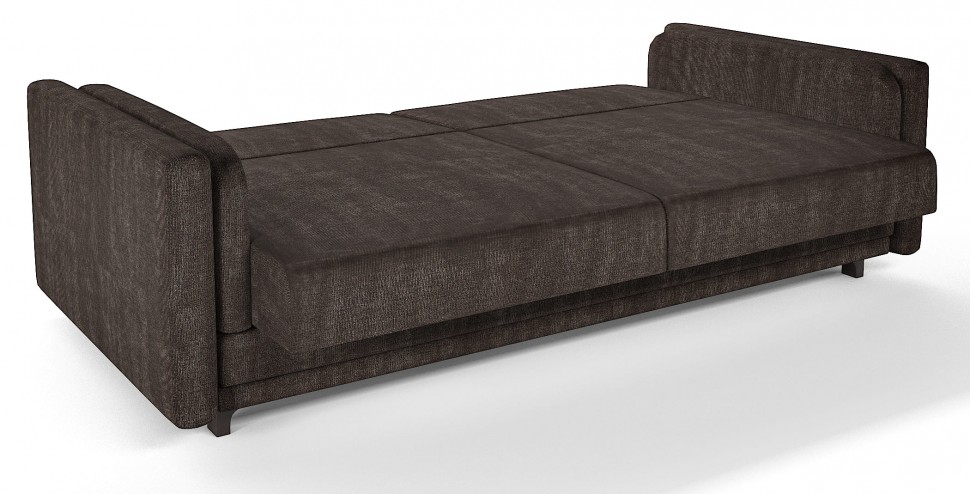 Диван прямой Лэнгли книжка коричневый велюр