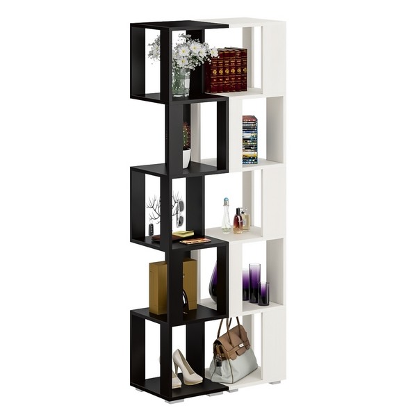 Стеллаж СВК 2 шт., цвет венге/дуб лоредо, ШхГхВ 70х35х179 см.(венге 1 шт. + дуб лоредо 1 шт.)