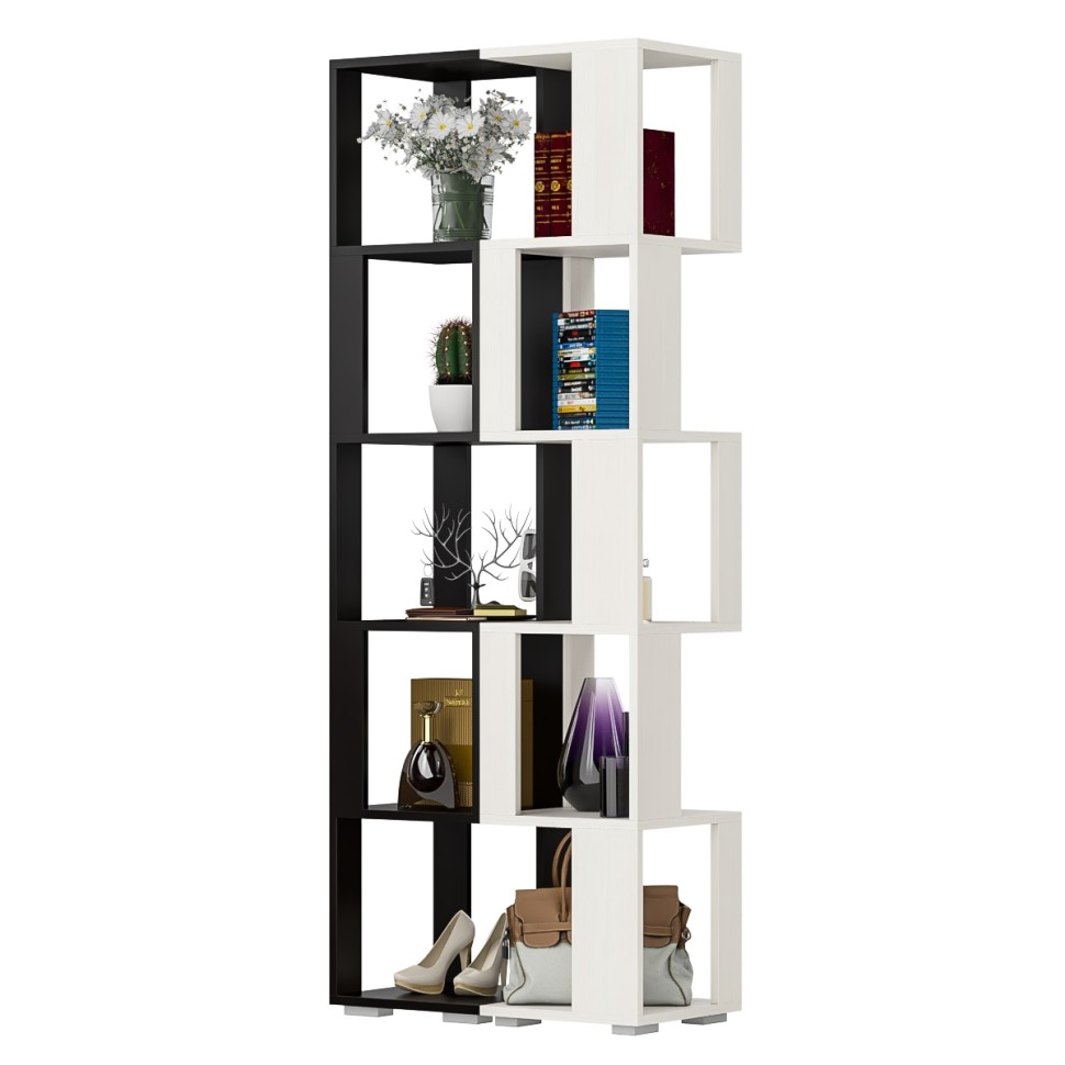 Стеллаж СВК 2 шт., цвет венге/дуб лоредо, ШхГхВ 70х35х179 см.(венге 1 шт. + дуб лоредо 1 шт.)