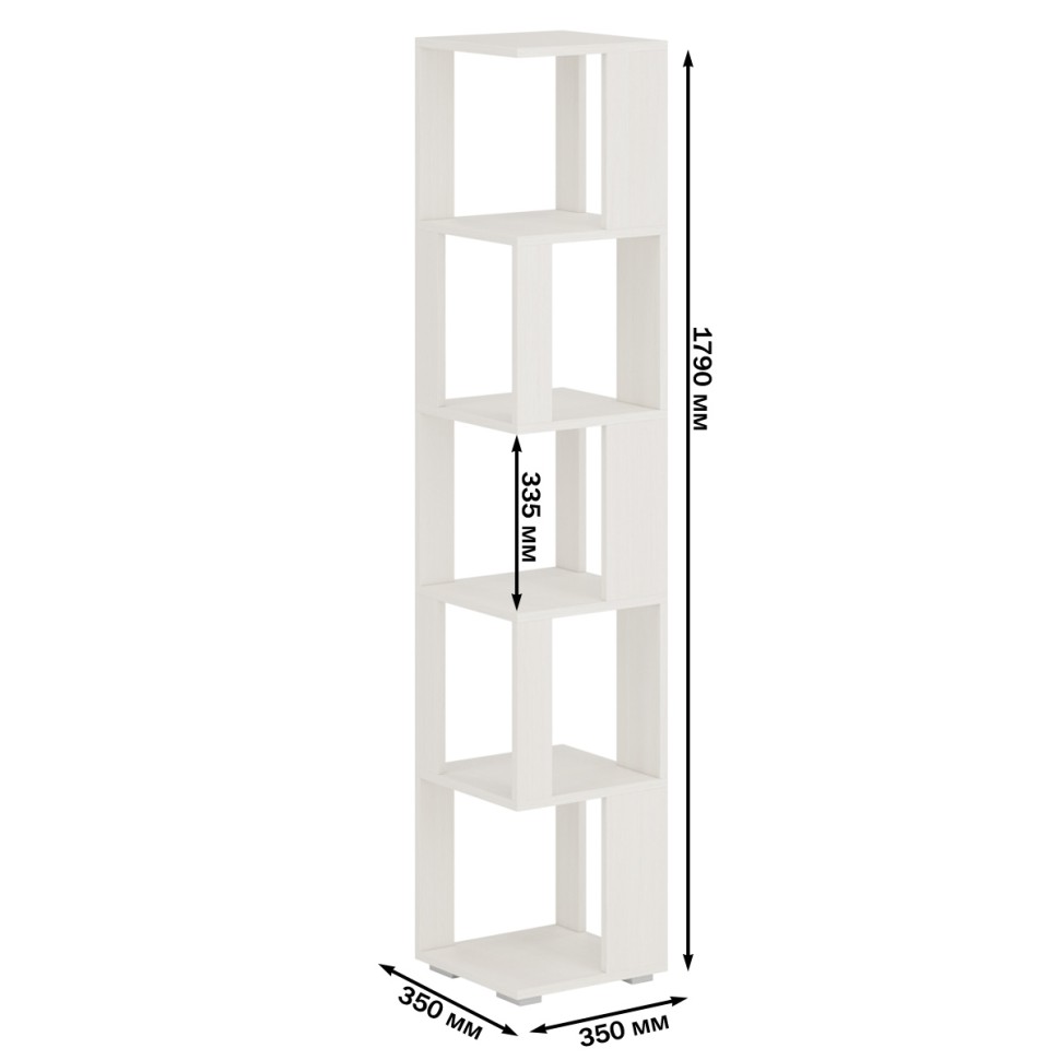 Стеллаж СВК 2 шт., цвет венге/дуб лоредо, ШхГхВ 70х35х179 см.(венге 1 шт. + дуб лоредо 1 шт.)