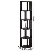 Стеллаж СВК 2 шт., цвет венге/дуб лоредо, ШхГхВ 70х35х179 см.(венге 1 шт. + дуб лоредо 1 шт.)