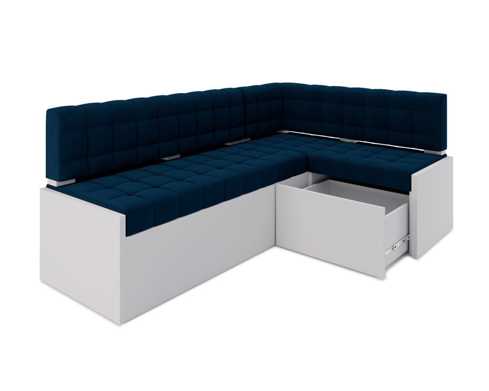 Ганновер Правый угол (Темно-синий – Luna 034) 178х82х103 см