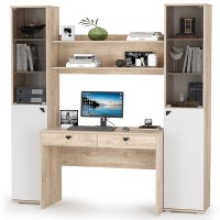 КР100 Бостон № 38, цвет дуб эндгрейн элегантный/фасады МДФ милк рикамо софт, 13.155+12.69+09.132+13.155, ШхГхВ 192,4х57,2х194,4 см.