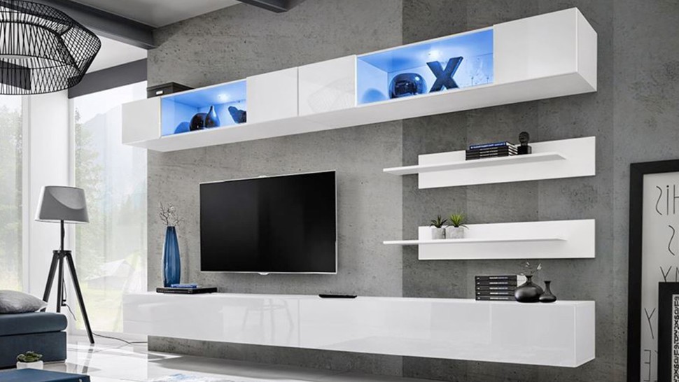 Гостиная 3 Белый Фасадный 0101