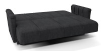 Диван прямой Шедевр 2 книжка черный велюр