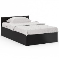 Стандарт Кровать 1200, цвет венге, ШхГхВ 123,5х203,5х70 см., сп.м. 1200х2000 мм., без матраса, основание есть