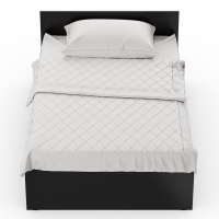 Стандарт Кровать 1200, цвет венге, ШхГхВ 123,5х203,5х70 см., сп.м. 1200х2000 мм., без матраса, основание есть