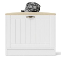 Прихожая П-6 Тумба, цвет белая шагрень/фасады МДФ белое дерево фрезеровка прованс, ШхГхВ 60х35х50 см.