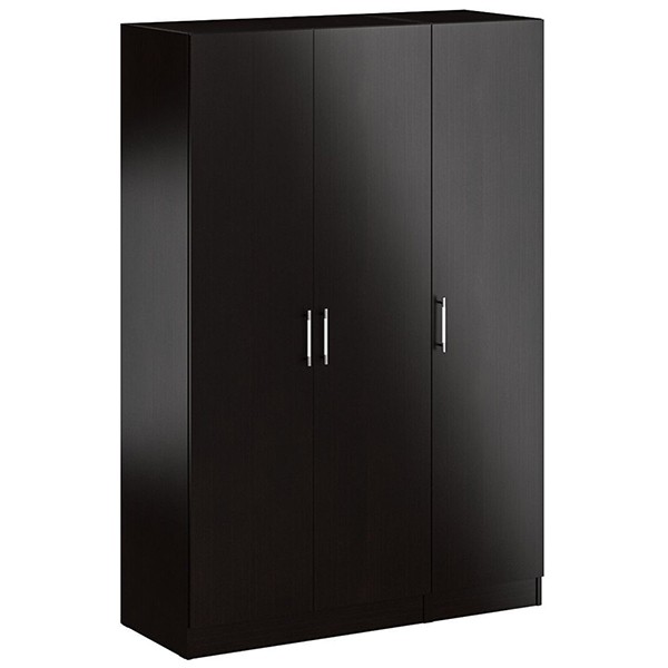 Шкаф 2-х створчатый + Пенал Стандарт, цвет венге, ШхГхВ 135х52х200 см., универсальная сборка