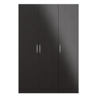 Шкаф 2-х створчатый + Пенал Стандарт, цвет венге, ШхГхВ 135х52х200 см., универсальная сборка