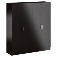 Шкаф 2-х створчатый + Шкаф 2-х створчатый Стандарт, цвет венге, ШхГхВ 180х52х200 см., универсальная сборка