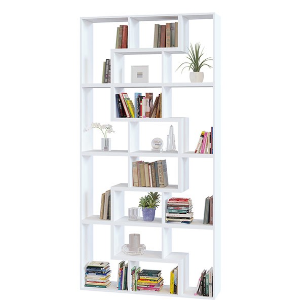 Стеллаж Сокол СПК-98, цвет белый, ШхГхВ 120х30х240 см. или 180х30х180 см.