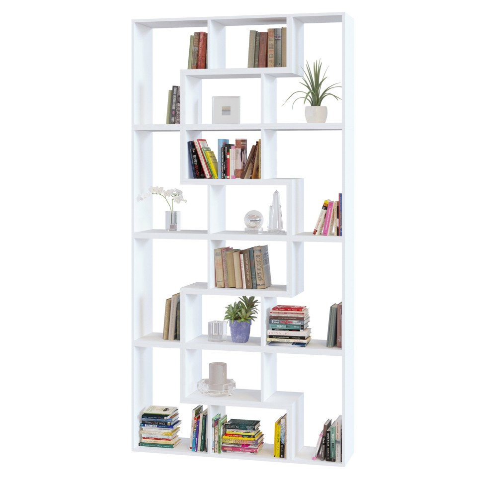 Стеллаж Сокол СПК-98, цвет белый, ШхГхВ 120х30х240 см. или 180х30х180 см.