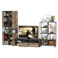 Трувор Гостиная 030, цвет дуб гранж песочный/интра, ШхГхВ 329,4х45,4х210 см., универсальная сборка