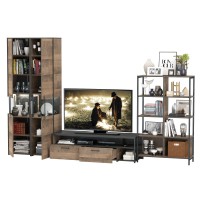 Трувор Гостиная 030, цвет дуб гранж песочный/интра, ШхГхВ 329,4х45,4х210 см., универсальная сборка