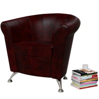 СНЯТО Банкетка 6-5116МРбордо Лагуна, бордо мрамор искусственная кожа (бордо мрамор), ШхГхВ 78х63х79 см. Лагуна МАЛАЯ !!!