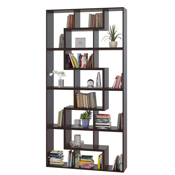 Стеллаж Сокол СПК-98, цвет венге, ШхГхВ 120х30х240 см. или 180х30х180 см.