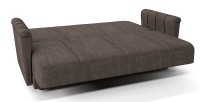 Диван прямой Шедевр 2 книжка коричневый велюр