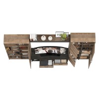 Трувор Гостиная 033, цвет дуб гранж песочный/интра, ШхГхВ 332,4х45,4х210 см., универсальная сборка