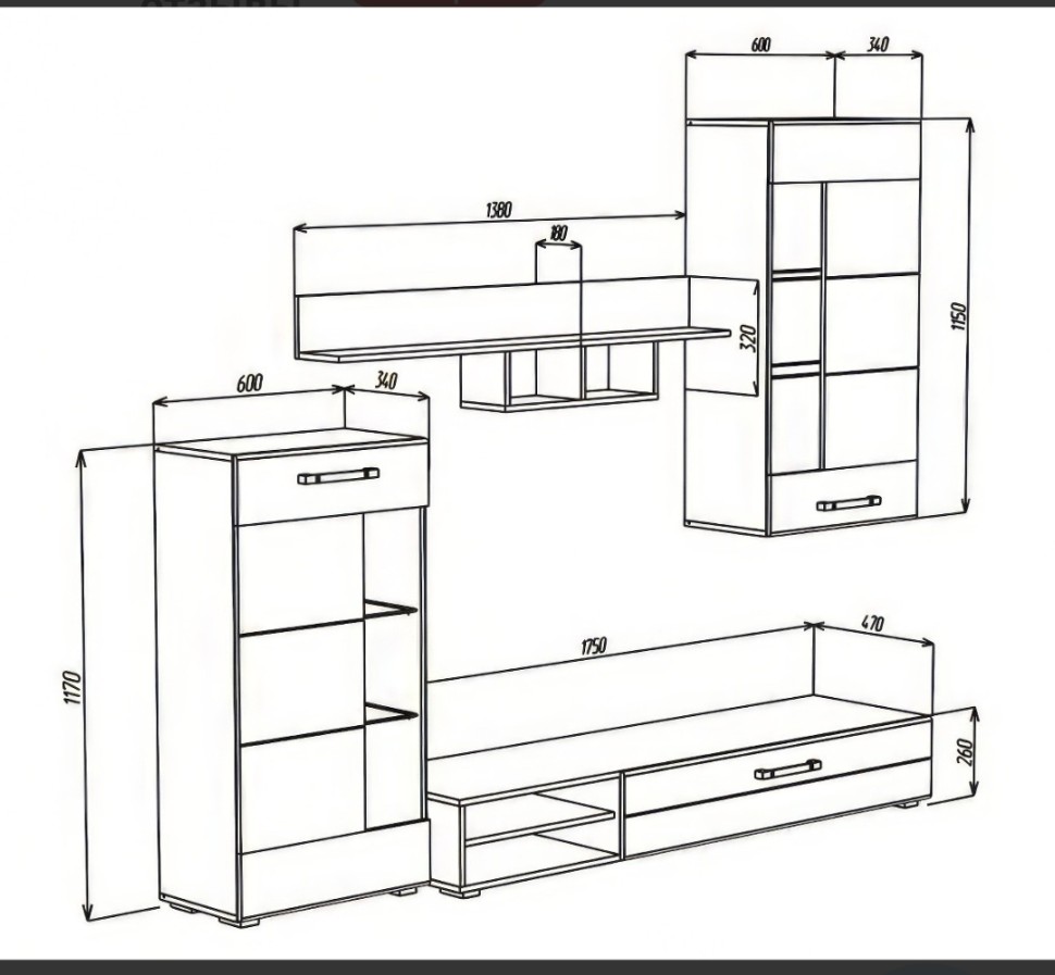 Гостиная Кельн 5 МДФ