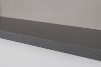 Сидней 16.486 Полка 2 штуки, цвет антрацит/МДФ веллюто капучино, ШхГхВ размер каждой полки в отдельности: 129,9х21,6х24 см.