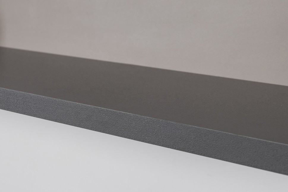 Сидней 16.486 Полка 2 штуки, цвет антрацит/МДФ веллюто капучино, ШхГхВ размер каждой полки в отдельности: 129,9х21,6х24 см.