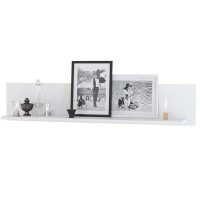 Бэль 10.107 Полка, цвет белый премиум, ШхГхВ 120х20х24 см.