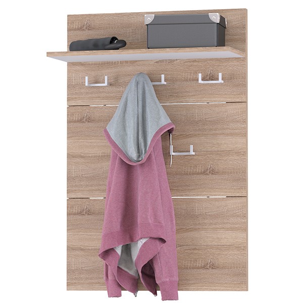 Куба Полка 10.122, цвет дуб сонома, ШхГхВ 65х25х97,2 см.