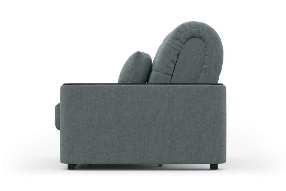 Диван прямой Даллас аккордеон коричневый велюр