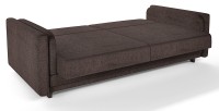 Диван прямой Лэнгли книжка коричневая рогожка