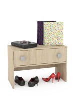 СНЯТО Глория 2 120 Тумба, цвет дуб сонома, ШхГхВ 75х36х50 см.