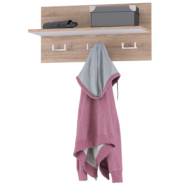 Куба Полка 10.123, цвет дуб сонома, ШхГхВ 65х23,4х33,2 см.