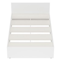 Стандарт Кровать 1200, цвет белый, ШхГхВ 123,5х203,5х70 см., сп.м. 1200х2000 мм., без матраса, основание есть