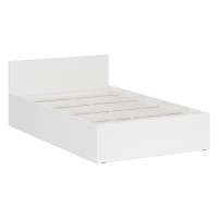 Стандарт Кровать 1200, цвет белый, ШхГхВ 123,5х203,5х70 см., сп.м. 1200х2000 мм., без матраса, основание есть