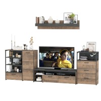 Трувор Гостиная 012, цвет дуб гранж песочный/интра, ШхГхВ 324,8х45,4х195 см., универсальная сборка