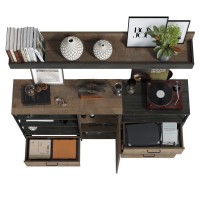 Трувор Гостиная 004, цвет дуб гранж песочный/интра, ШхГхВ 175х37х195 см., универсальная сборка