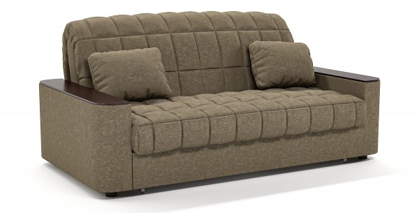 Диван прямой Даллас аккордеон бежевый велюр