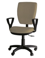 СНЯТО Кресло Ультра ткань В39, цвет бежевый, подлокотники Гольф