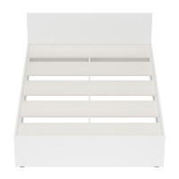 Стандарт Кровать 1400, цвет белый, ШхГхВ 143,5х203,5х70 см., сп.м. 1400х2000 мм., без матраса, основание есть