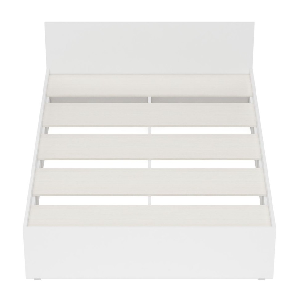 Стандарт Кровать 1400, цвет белый, ШхГхВ 143,5х203,5х70 см., сп.м. 1400х2000 мм., без матраса, основание есть