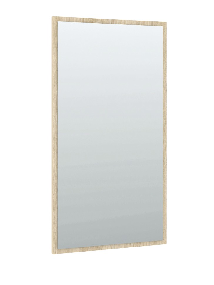 СНЯТО Глория 2 128/02 Зеркало, цвет дуб сонома, ШхГхВ 39х2х75 см.