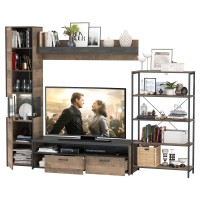 Трувор Гостиная 013, цвет дуб гранж песочный/интра, ШхГхВ 277,4х45,4х210 см., универсальная сборка