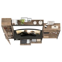 Трувор Гостиная 013, цвет дуб гранж песочный/интра, ШхГхВ 277,4х45,4х210 см., универсальная сборка